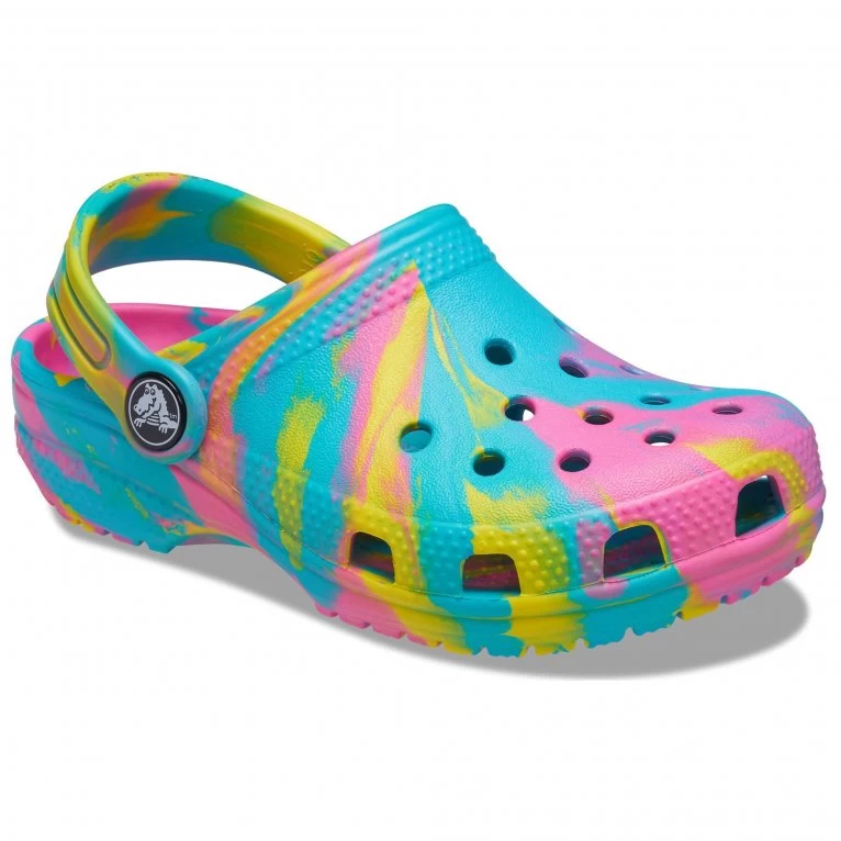 Crocs Classic Marbled Kids Clogs 3 Crocs Classic Marbled Kids Clogs
