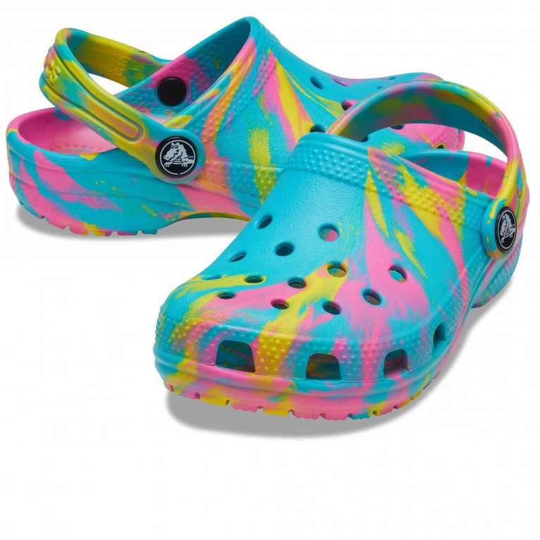 Crocs Classic Marbled Kids Clogs 4 Crocs Classic Marbled Kids Clogs - Image 2