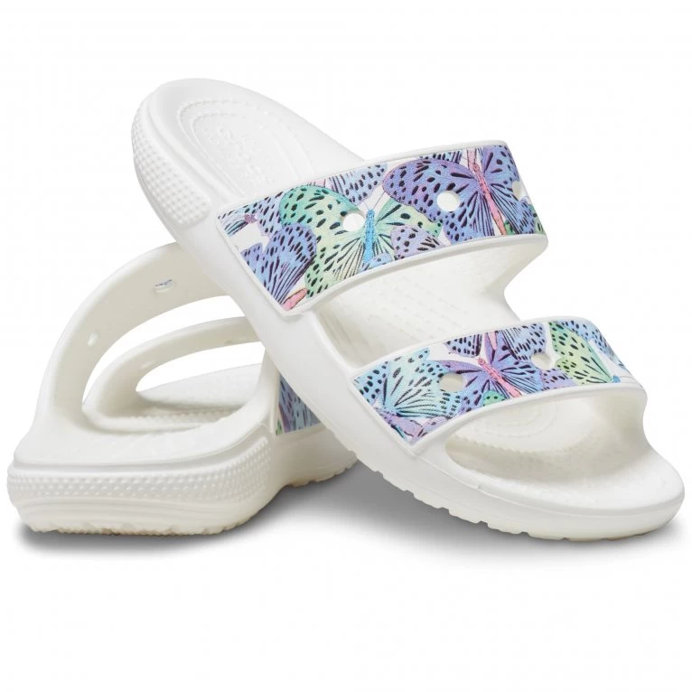 Crocs Classic Crocs Butterfly Girls Sandals 5 Crocs Classic Crocs Butterfly Girls Sandals - Image 3