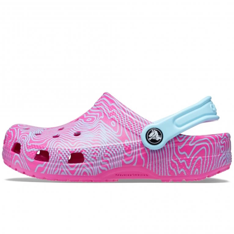 Crocs Classic Topographic Girls Clogs 8 Crocs Classic Topographic Girls Clogs - Image 6