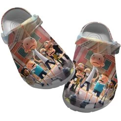 Diary Of A Wimpy Kid Crocs, Diary Of A Wimpy Kid Clog Shoes Unisex, Movie Clog Shoes, Movie Crocs, Sandals, Clog Shoes