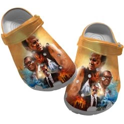 Die Hard Crocs, Die Hard Clog Shoes, Movie Clog Shoes, Movie Crocs, Sandals, Clog Shoes, Die Hard Clog Shoes Unisex