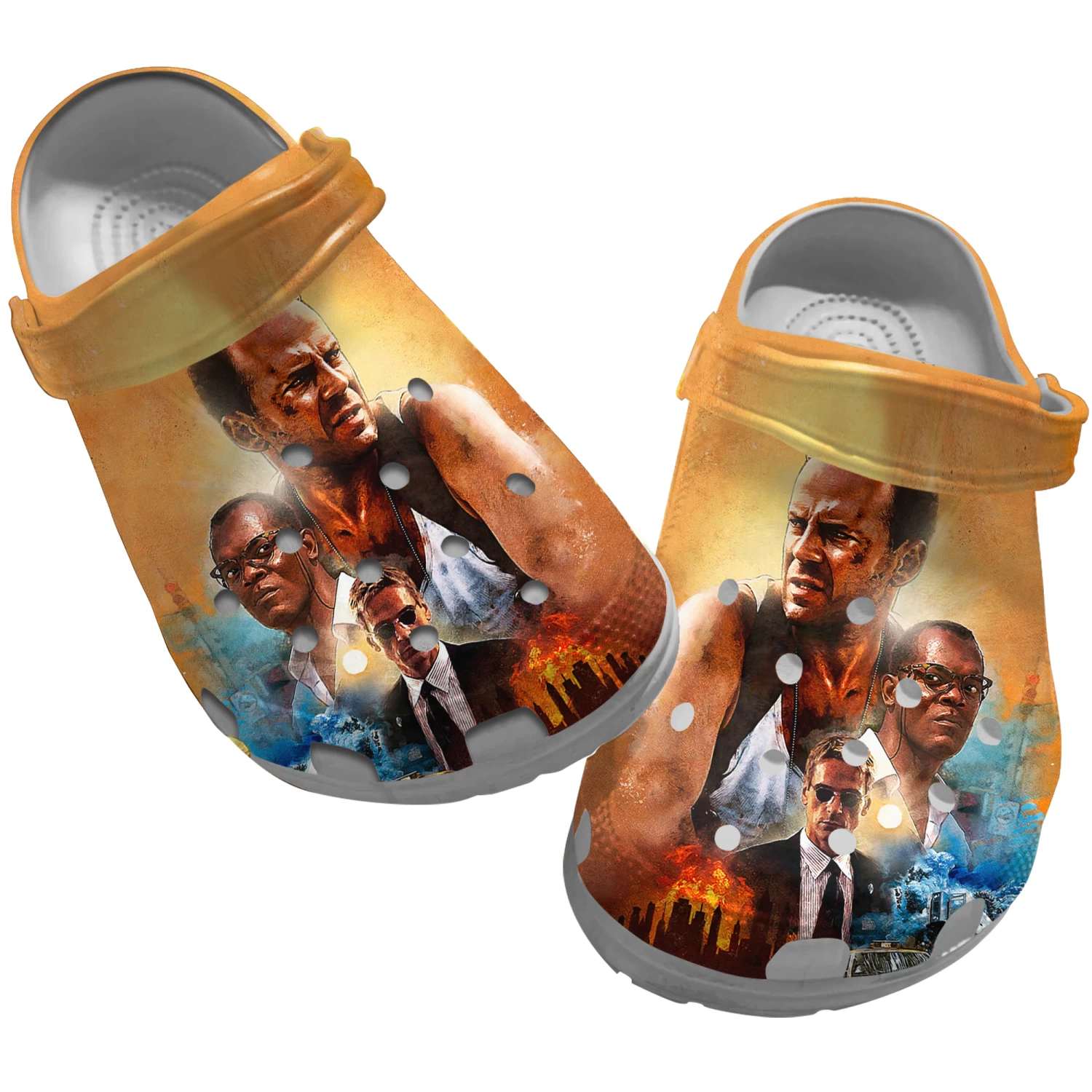 Die Hard Crocs, Die Hard Clog Shoes, Movie Clog Shoes, Movie Crocs, Sandals, Clog Shoes, Die Hard Clog Shoes Unisex 3 Die Hard Crocs, Die Hard Clog Shoes, Movie Clog Shoes, Movie Crocs, Sandals, Clog Shoes, Die Hard Clog Shoes Unisex