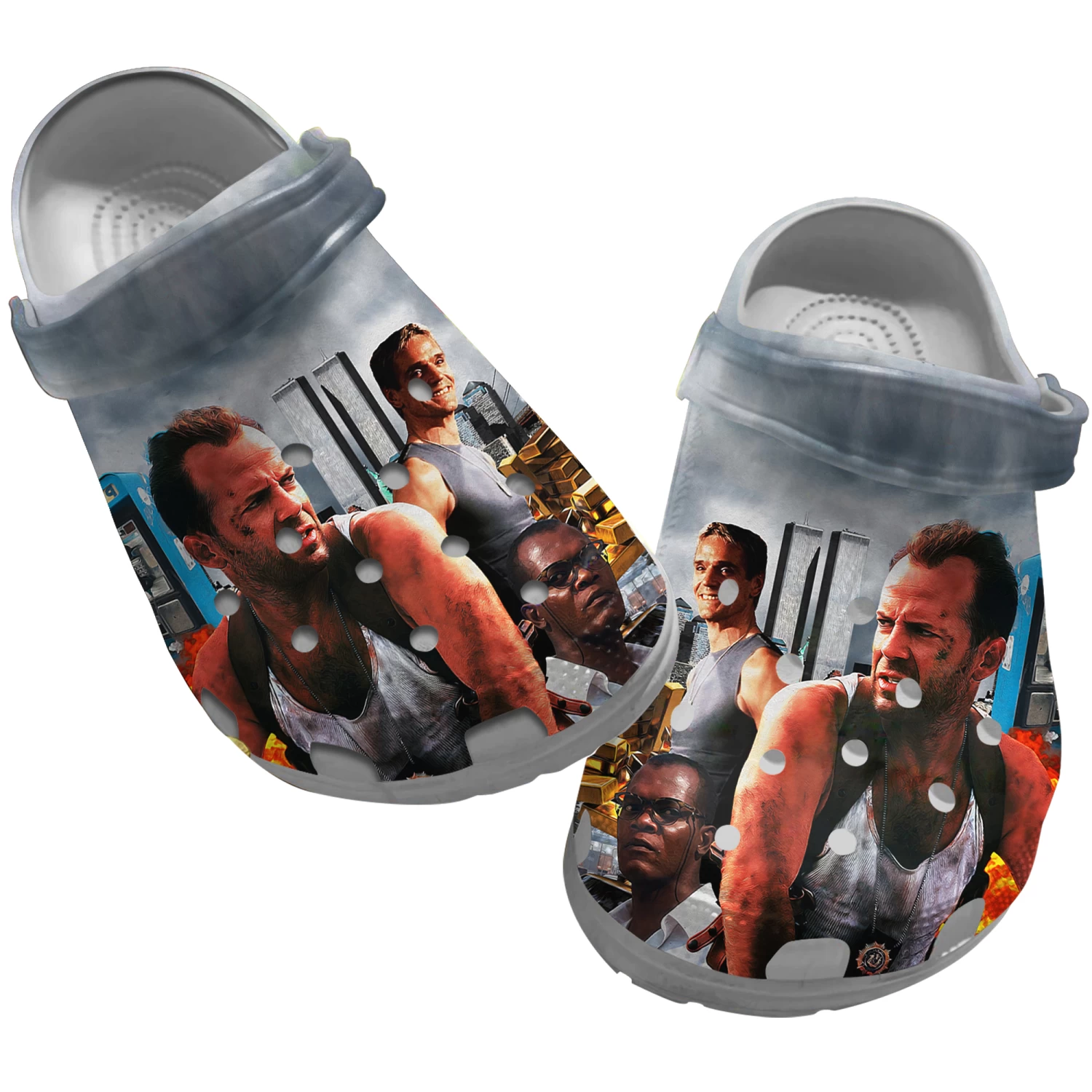Die Hard Crocs, Die Hard Clog Shoes Unisex, Movie Clog Shoes, Movie Crocs, Sandals, Clog Shoes, Die Hard Clog Shoes 3 Die Hard Crocs, Die Hard Clog Shoes Unisex, Movie Clog Shoes, Movie Crocs, Sandals, Clog Shoes, Die Hard Clog Shoes