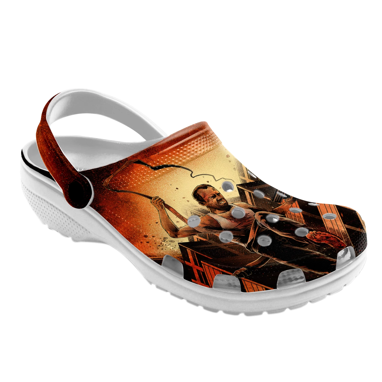 Die Hard Crocs, Die Hard Clog Shoes Unisex, Die Hard Clog Shoes, Movie Crocs, Sandals, Clog Shoes, Movie Clog Shoes 4 Die Hard Crocs, Die Hard Clog Shoes Unisex, Die Hard Clog Shoes, Movie Crocs, Sandals, Clog Shoes, Movie Clog Shoes - Image 2