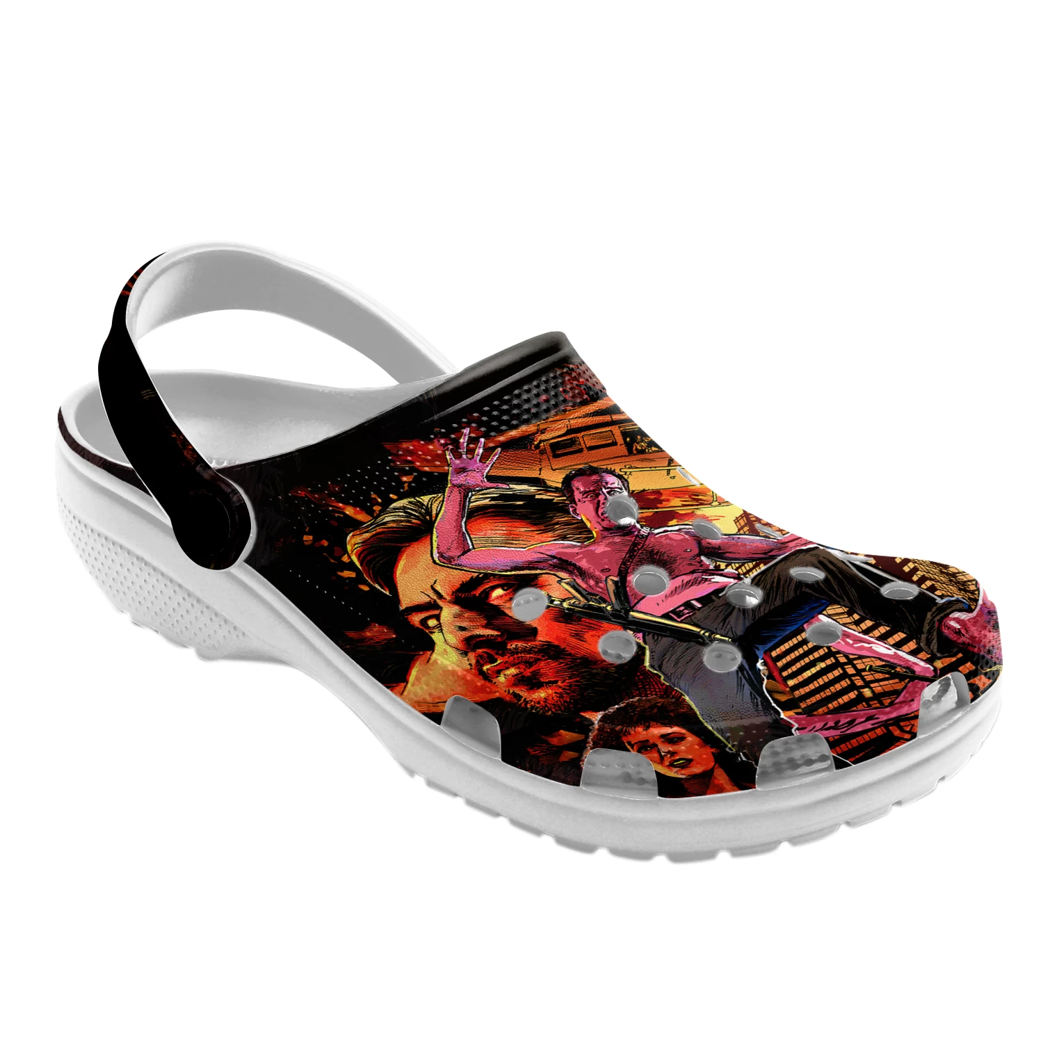Die Hard Clog Shoes, Die Hard Clog Shoes Unisex, Die Hard Crocs, Movie Clog Shoes, Movie Crocs, Sandals, Clog Shoes 4 Die Hard Clog Shoes, Die Hard Clog Shoes Unisex, Die Hard Crocs, Movie Clog Shoes, Movie Crocs, Sandals, Clog Shoes - Image 2