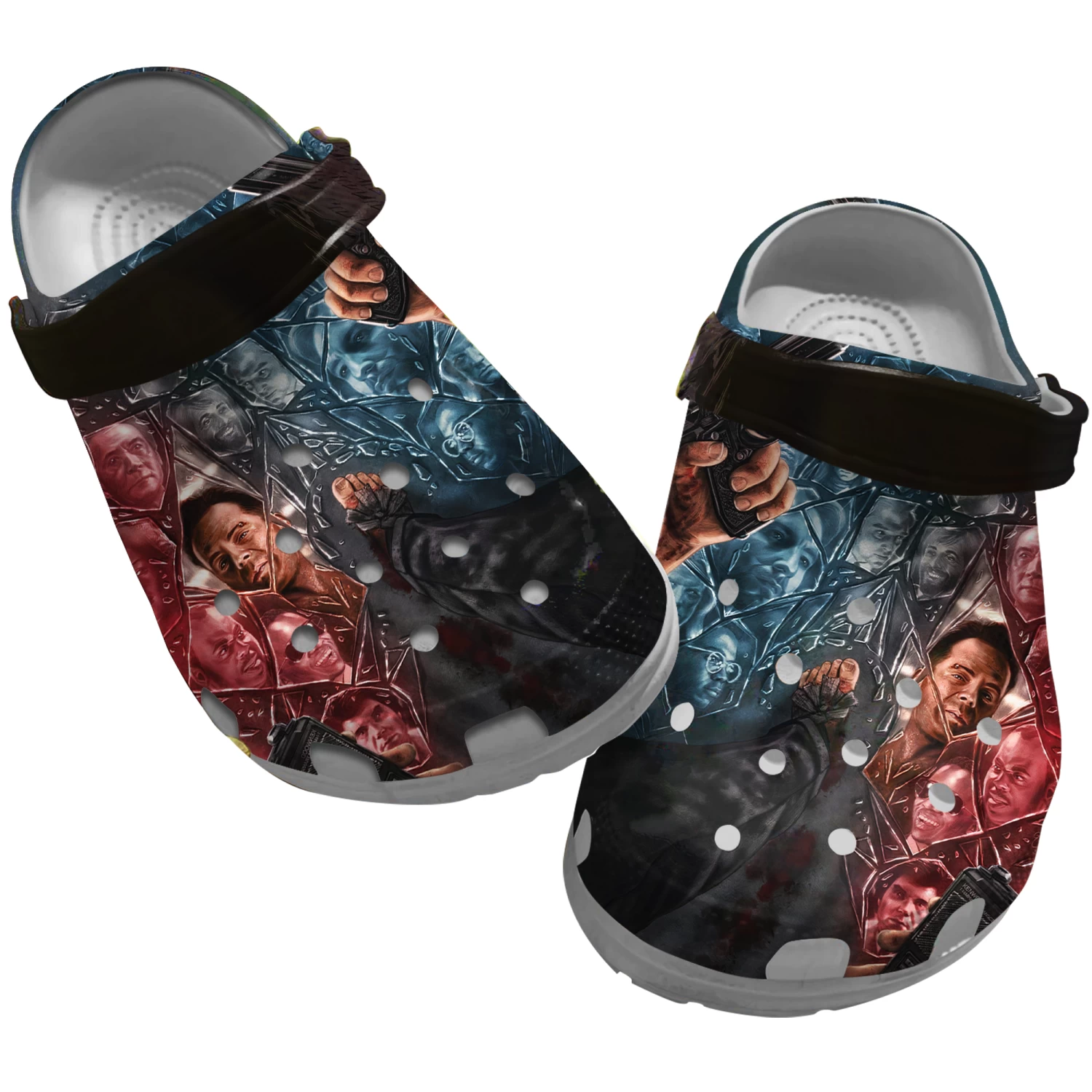 Die Hard Clog Shoes, Die Hard Crocs, Movie Clog Shoes, Movie Crocs, Sandals, Clog Shoes, Die Hard Clog Shoes Unisex 3 Die Hard Clog Shoes, Die Hard Crocs, Movie Clog Shoes, Movie Crocs, Sandals, Clog Shoes, Die Hard Clog Shoes Unisex