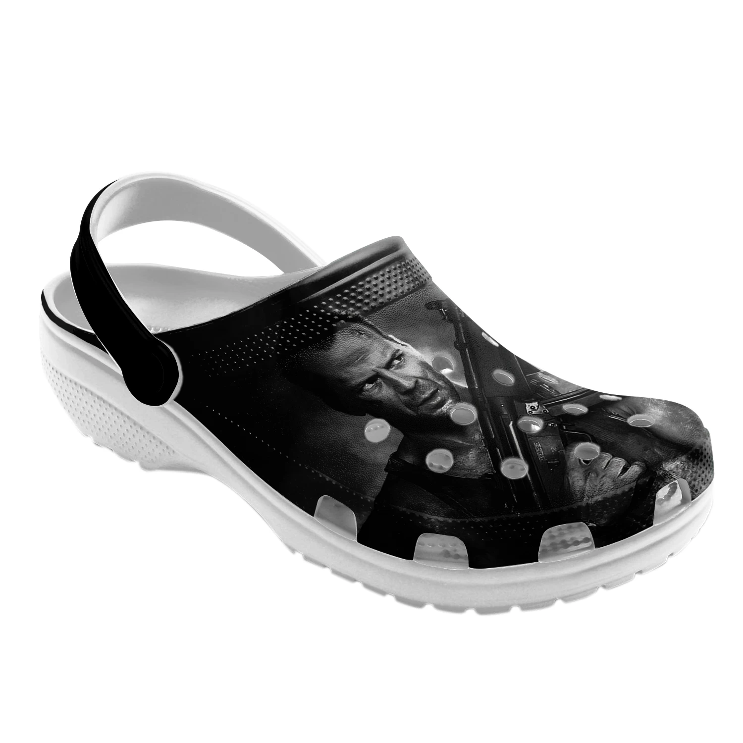 Die Hard Clog Shoes, Die Hard Clog Shoes Unisex, Die Hard Crocs, Movie Crocs, Sandals, Clog Shoes, Movie Clog Shoes 4 Die Hard Clog Shoes, Die Hard Clog Shoes Unisex, Die Hard Crocs, Movie Crocs, Sandals, Clog Shoes, Movie Clog Shoes - Image 2