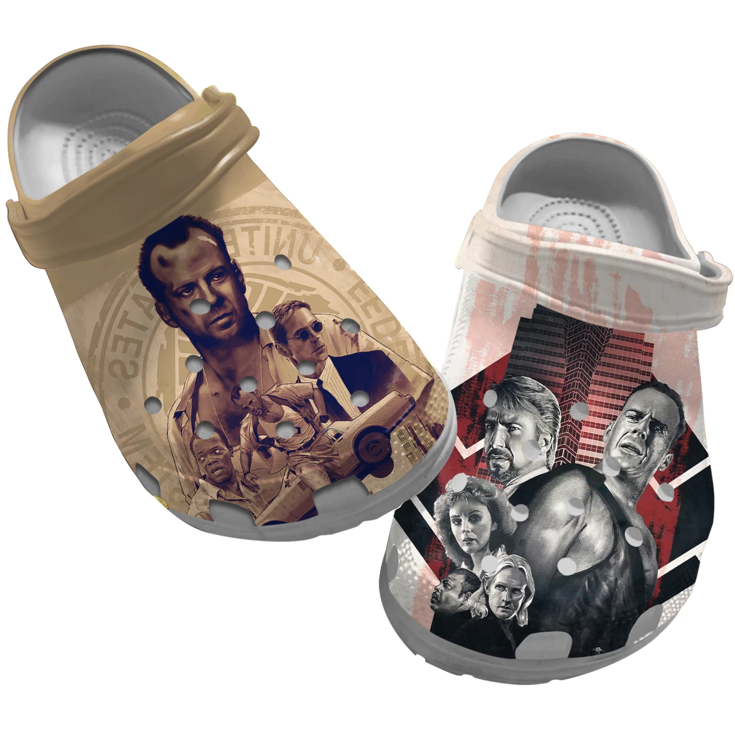 Movie Clog Shoes, Die Hard Clog Shoes Unisex, Die Hard Crocs, Die Hard Clog Shoes, Movie Crocs, Sandals, Clog Shoes 3 Movie Clog Shoes, Die Hard Clog Shoes Unisex, Die Hard Crocs, Die Hard Clog Shoes, Movie Crocs, Sandals, Clog Shoes