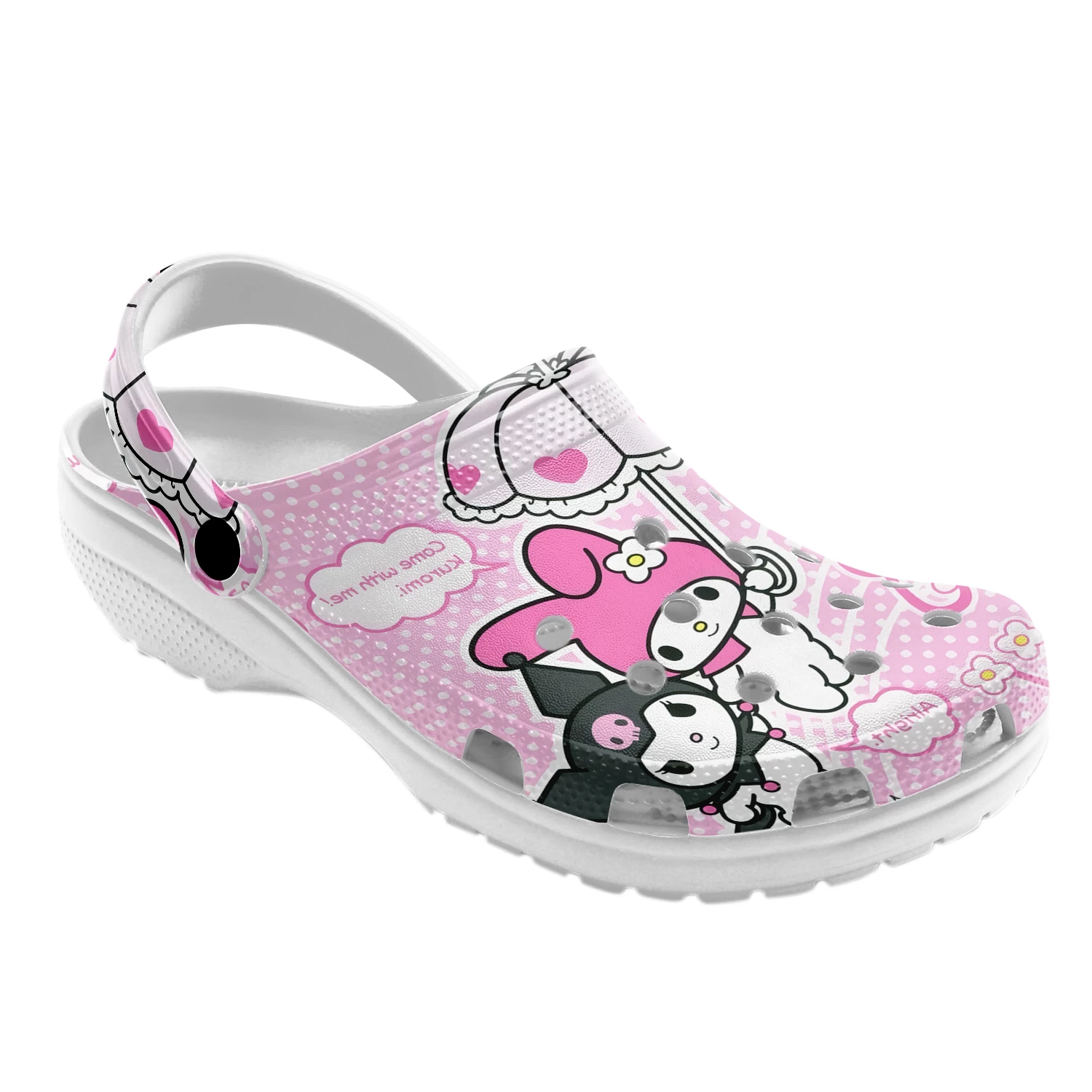 Hello Kitty Clog Shoes Unisex, Hello Kitty Crocs, Kitty White Crocs, Kitty Clog Shoes, Anime Clog Shoes, Anime Crocs 3 Hello Kitty Clog Shoes Unisex, Hello Kitty Crocs, Kitty White Crocs, Kitty Clog Shoes, Anime Clog Shoes, Anime Crocs - Image 2