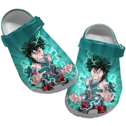 Bring Style My Hero Academia Crocs, My Hero Academia Clog Shoes Unisex, Anime Sandals, Anime Clog Shoes, Anime Crocs