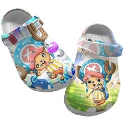 One Piece Clog Shoes Unisex, One Piece Crocs, Anime Sandals, Anime Crocs, Anime Clog Shoes, Monkey D Luffy Crocs