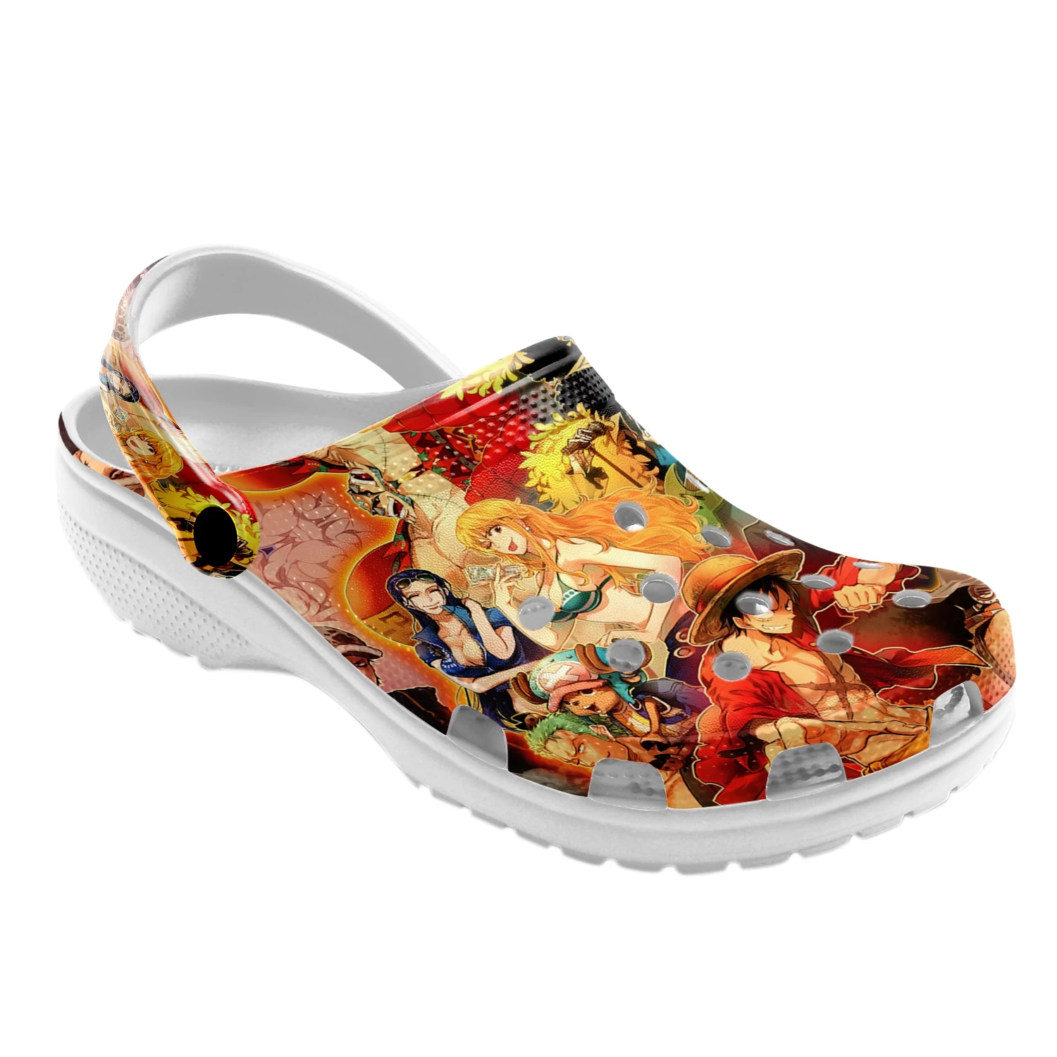 Anime Crocs, One Piece Crocs, Anime Sandals, Anime Clog Shoes, Monkey D Luffy Crocs, One Piece Clog Shoes Unisex 4 Anime Crocs, One Piece Crocs, Anime Sandals, Anime Clog Shoes, Monkey D Luffy Crocs, One Piece Clog Shoes Unisex - Image 2