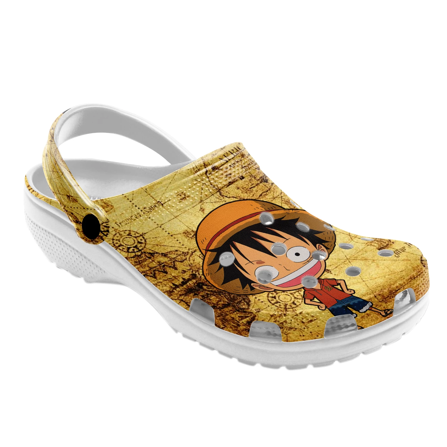 Anime Crocs, One Piece Crocs, One Piece Clog Shoes Unisex, Anime Clog Shoes, Monkey D Luffy Crocs, Anime Sandals 4 Anime Crocs, One Piece Crocs, One Piece Clog Shoes Unisex, Anime Clog Shoes, Monkey D Luffy Crocs, Anime Sandals - Image 2