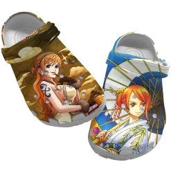 Anime Clog Shoes, One Piece Crocs, One Piece Clog Shoes Unisex, Anime Sandals, Monkey D Luffy Crocs, Anime Crocs