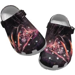 Movie Sandals, Freddy Krueger Clog Shoes Unisex, Movie Crocs, Movie Clog Shoes, Nightmare Crocs, Freddy Krueger Crocs