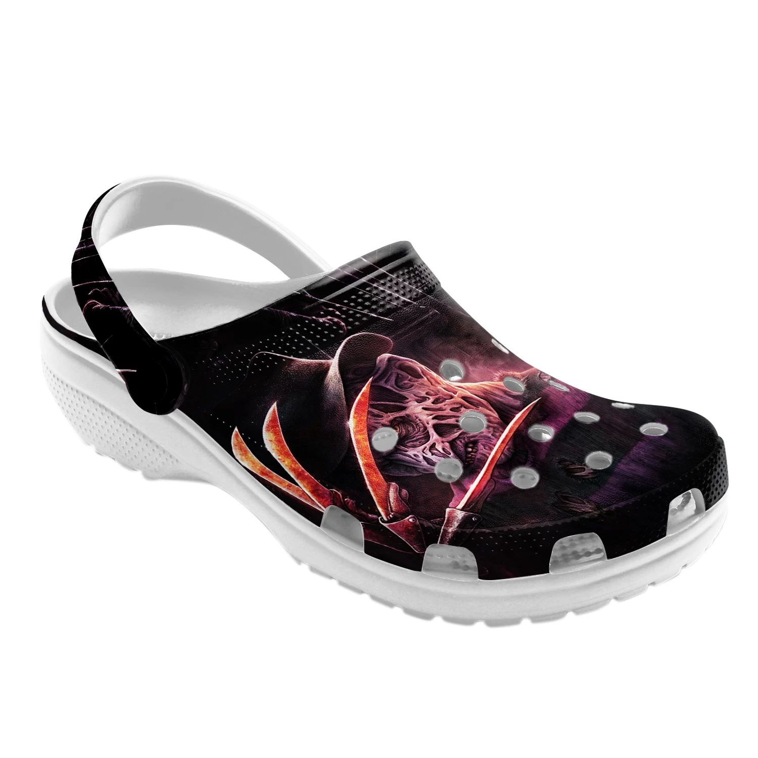 Movie Sandals, Freddy Krueger Clog Shoes Unisex, Movie Crocs, Movie Clog Shoes, Nightmare Crocs, Freddy Krueger Crocs 4 Movie Sandals, Freddy Krueger Clog Shoes Unisex, Movie Crocs, Movie Clog Shoes, Nightmare Crocs, Freddy Krueger Crocs - Image 2