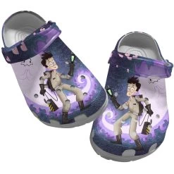 Movie Crocs, Ghostbusters Clog Shoes Unisex, Movie Sandals, Movie Clog Shoes, Ghostbusters Sandals, Ghostbusters Crocs