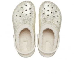 Crocs Toddlers Classic Glitter Lined Girls Clogs 11 Crocs Toddlers Classic Glitter Lined Girls Clogs -Summer Shoes Store 1690551535 01308200
