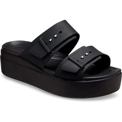 Crocs Brooklyn Buckle Low Wedge