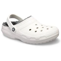 Crocs Classic Lined Clog -Summer Shoes Store crocs classic lined clog white grey 2 2 1