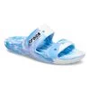 Crocs Classic 2 Strap Marble Sandal -Summer Shoes Store crocs classic 2 strap marble sandal white oxygen main 6