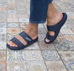 Crocs Classic 2 Strap Sandal 21 Crocs Classic 2 Strap Sandal -Summer Shoes Store crocs classic 2 strap navy 3