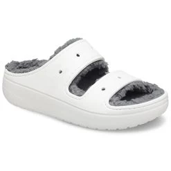 Crocs Classic Cozzzy Sandal -Summer Shoes Store crocs classic cozzzy sandal white 1