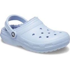 Crocs Classic Lined Clog -Summer Shoes Store crocs classic lined croc blue calcinite main 203591 4ns 5