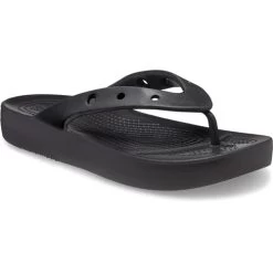 Crocs Classic Platform Flip 10 Crocs Classic Platform Flip -Summer Shoes Store crocs classic platform flip black main 207714 001 5