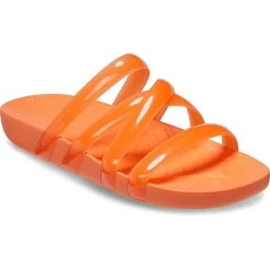 Crocs Splash Strappy -Summer Shoes Store crocs splash strappy persimmon main 5