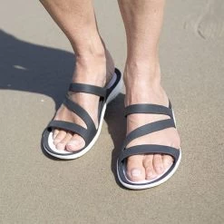 Crocs Swiftwater Sandal -Summer Shoes Store crocs swiftwatersandal black 4 5